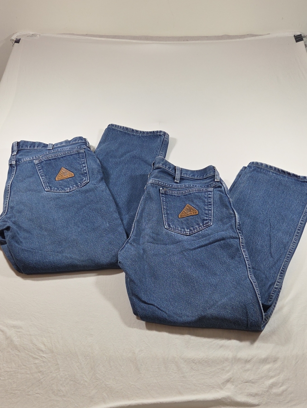 Bulwark FR Relaxed Fit Men's Blue Denim Jeans Set 2 WORK 36-32 Fire Resistant